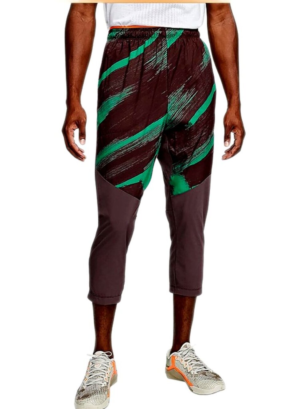 Nike Dri-FIT Sport Clash Men's Woven Training Pants Brown Green size Small
